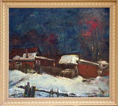 Конец зимы. Холст, масло, 90х100, 1988 г.