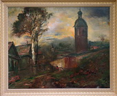 Осень у Данилова монастыря. Холст, масло, 90х110, 1997 г.