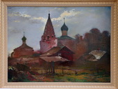 Данилов монастырь в П.Залесском. Холст, масло, 90х120, 1984 г.