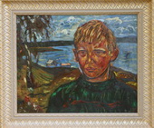Сережа Сюнин. Холст, масло, 50х61, 1974 г.