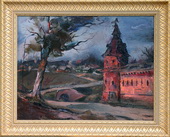 Башня. Холст, масло, 55х71, 1984 г.