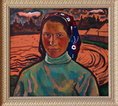 Крестьянская девушка. Холст, масло.60х70, 1984 г.