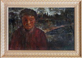 Портрет мальчика. Холст, масло, 50х70, 1972 г.