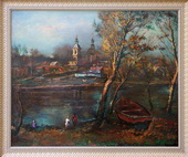 Осень. Холст, масло, 92х114, 1987 г.