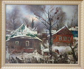 Зима. Холст, масло, 80х100, 1986 г.