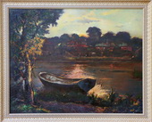На Трубеже. Холст, масло, 92х116, 1984 г.