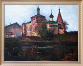 Данилов монастырь. Холст, масло, 100х130, 1984 г.