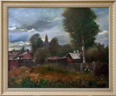 Окраина Загорска. Холст, масло, 93х116, 1987 г.