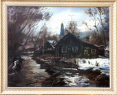 Дом дяди Васи. Холст, масло, 92х114, 1986 г.