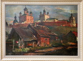 У Горицкого монастыря. Холст, масло, 82х115, 1984 г.