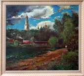 Перед грозой. Холст, масло, 100х110, 1995 г.