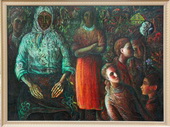 Семья. Холст, масло, 150х200, 1976 г.