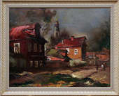 Сергиев Пасад. Орг., масло, 80х100, 1989 г.