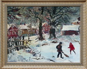 Зима. Холст, масло, 70х90, 1984 г.