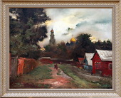 Пушкарская улица. Холст, масло, 80х100, 1993 г.