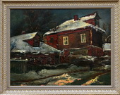 Старые дома. Холст, масло, 70х90, 1985 г.