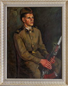 Курсант Боков А.Г. Холст, масло, 90х70, 1984 г.