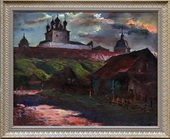 Весна. Карт.,масло, 80х100, 1984 г.