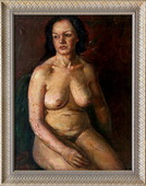 Обнаженная. Холст, масло, 90х70, 1989 г.