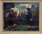 Осень. У Ильинской церкви. Холст, масло, 80х100, 1993 г.